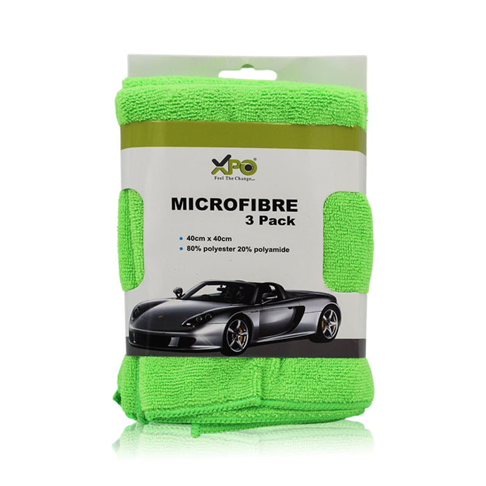 XPO Microfiber Towel 3 Pcs Set l Multipurpose Microfiber Towel