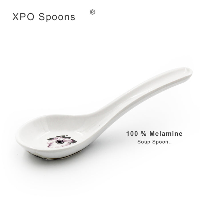 XPO മെലാമൈൻ സൂപ്പ് സ്പൂൺ | 100% മെലാമൈൻ | ഭക്ഷണം സുരക്ഷിതം 
