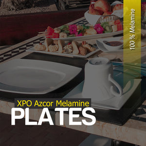 XPO Azcor Melamine Square Plates | 100% Melamine