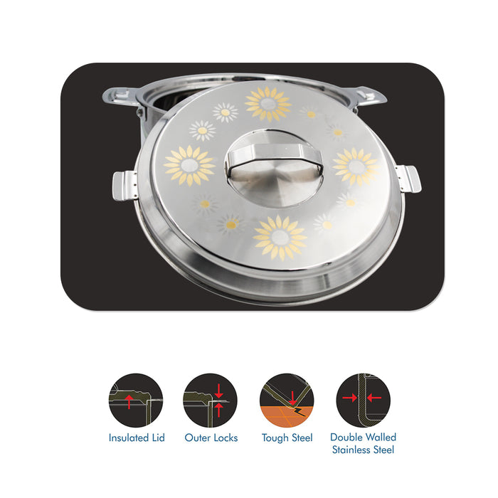 XPO Casserole Hotpot Stainless Steel Asma | Twist Lock | Dishwasher Safe