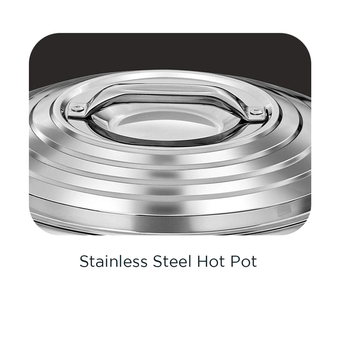 XPO Casserole Hotpot Stainless Steel | Twist Lock | Dishwasher Safe (7.5L)
